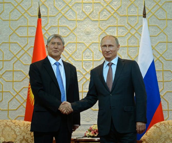 А.Атамбаев В.Путину: У нас не должно быть нерешенных вопросов, а должны быть только планы на светлое будущее (фото) &mdash; Tazabek